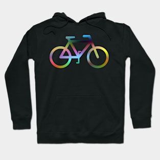 Splashes of Colour on a Bike Hoodie